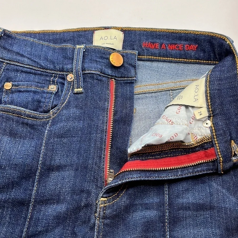 AO.LA Alice + Olivia Skinny High Rise Size 24